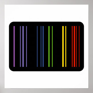 Encoded Colors – Barcode Art Poster