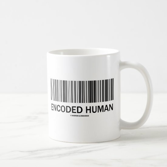 Encoded Human (Barcode Attitude) Coffee Mug