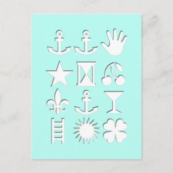 Encoded Message Friendship Postcard by plurals at Zazzle