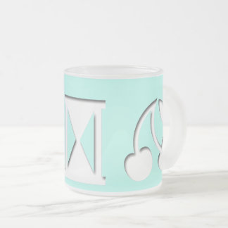 Encoded Message? Frosted Glas Mug