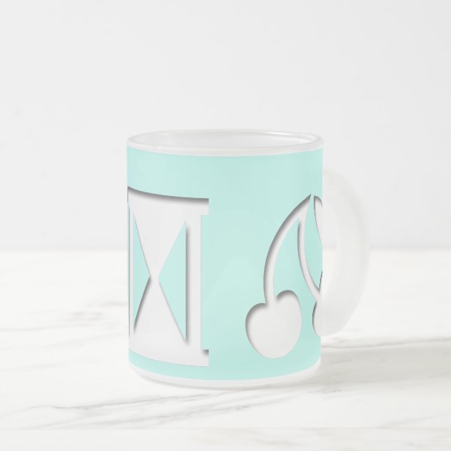 Encoded Message? Frosted Glas Mug (Front Right)