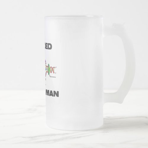Encoded To Be Human DNA Replication Frosted Glass Beer Mug