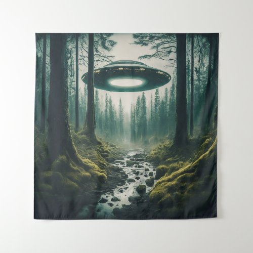 Encounter in the Woods Tapestry
