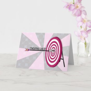 Encourage Cancer Patient  Target Board & Arrow Card by TrudyWilkerson at Zazzle