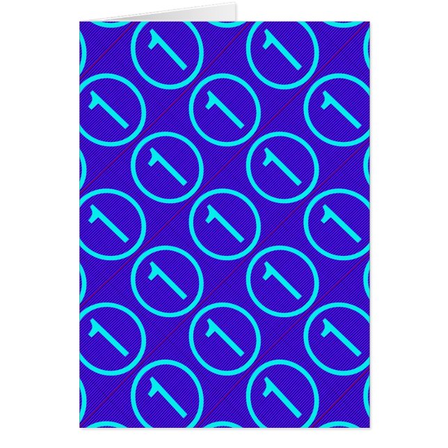 Encourage Excellence: NumberONE Blue Cards (Front)