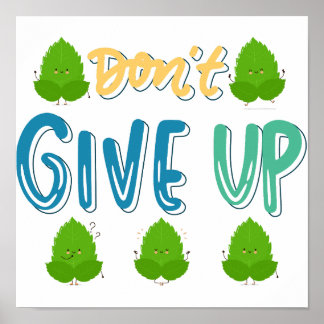 Encourage mint poster