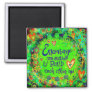 Encourage One Another Fun Inspirivity Green Magnet