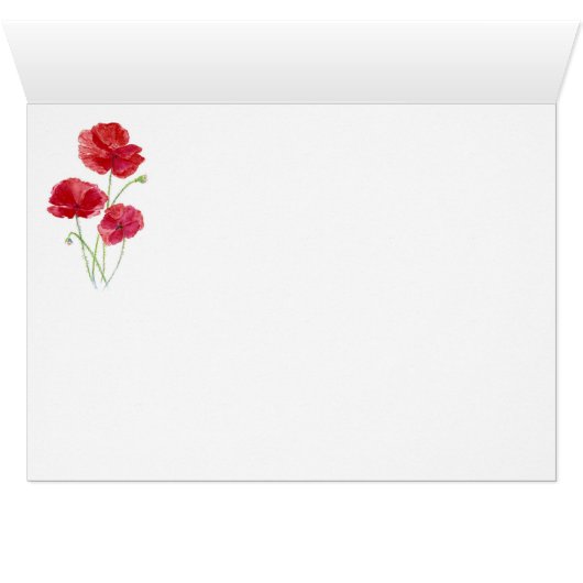 Encourage Promise Scripture Isaiah Poppy Garden (Inside Horizontal (Bottom))