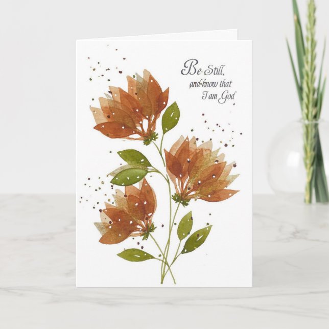 EncourageMe "Be Still and Know"  Card (Front)