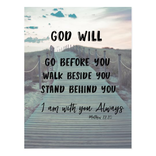 Encouragement And Comfort Bible Verse With Quote Postcard Zazzle Com