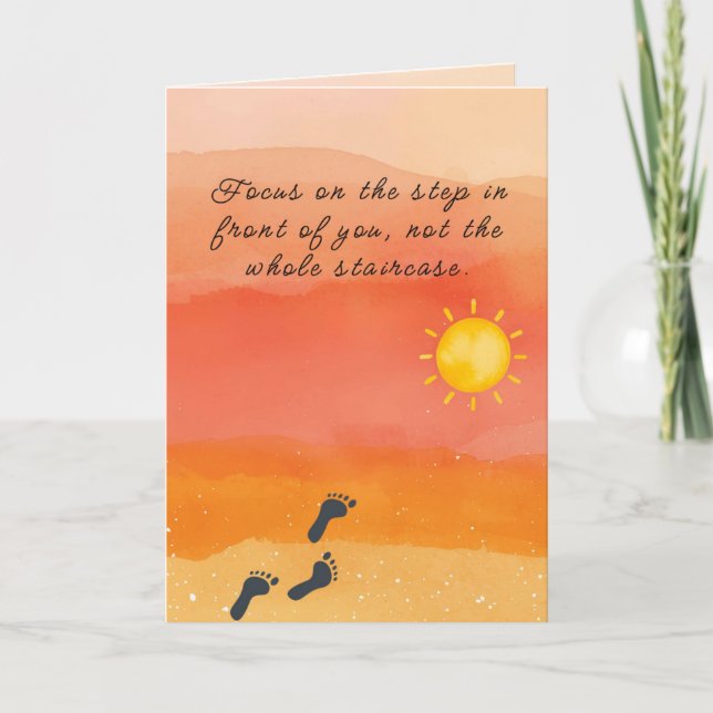 Encouragement and support card (Front)