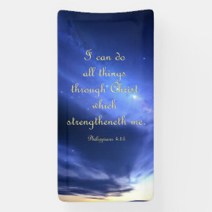 Encouragement Banner - Philippians 4:13