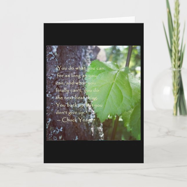 Encouragement Blank Note Card (Front)