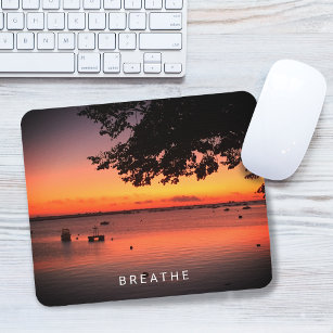 Encouragement Breathe ADD YOUR Photo Mouse Pad