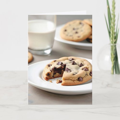 Encouragement Chocolate Chip Cookies Card