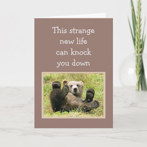 Encouragement Covid_19  can knock you down Card