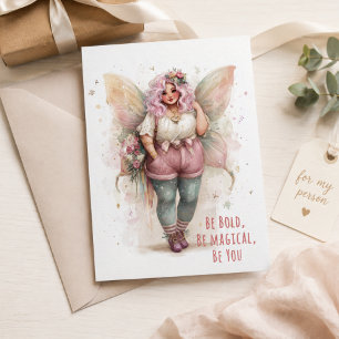 Encouragement Fairy Greeting Inspirational Quote Card