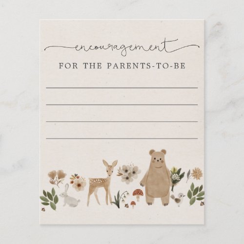 Encouragement for the Parents _ Baby Shower Cards