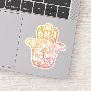 Encouragement Hamsa Hand Symbol Sticker