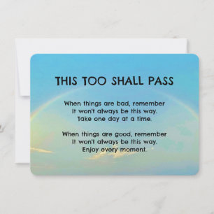 Encouragement invitation