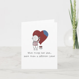 Encouragement just because cute greeting card