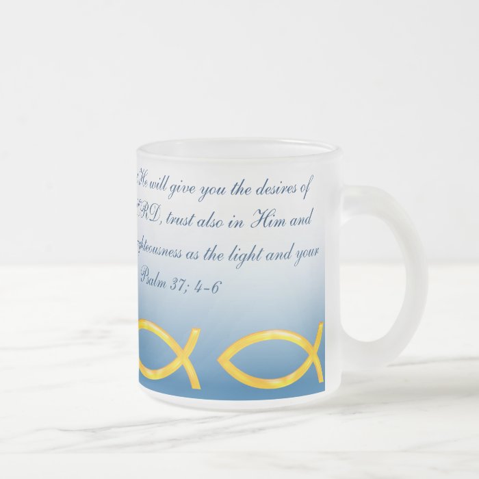 Encouragement  mug with Christianity Symbols