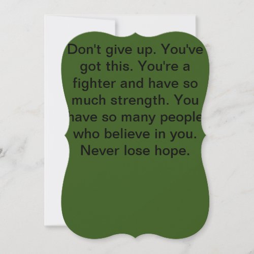 Encouragement Note Card