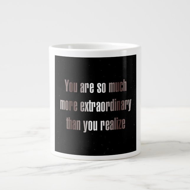 Encouragement Quote # 288 Giant Coffee Mug (Front)