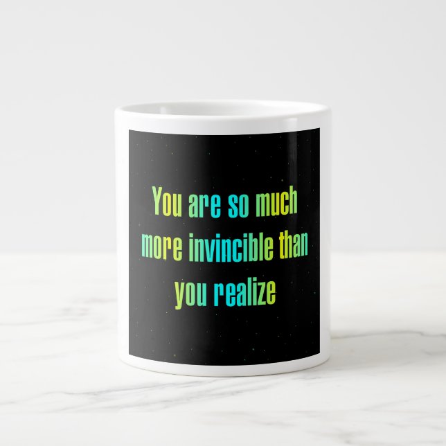 Encouragement Quote # 294 Giant Coffee Mug (Front)