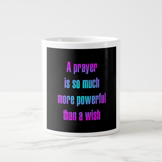 Encouragement Quote # 2 Giant Coffee Mug (Front)