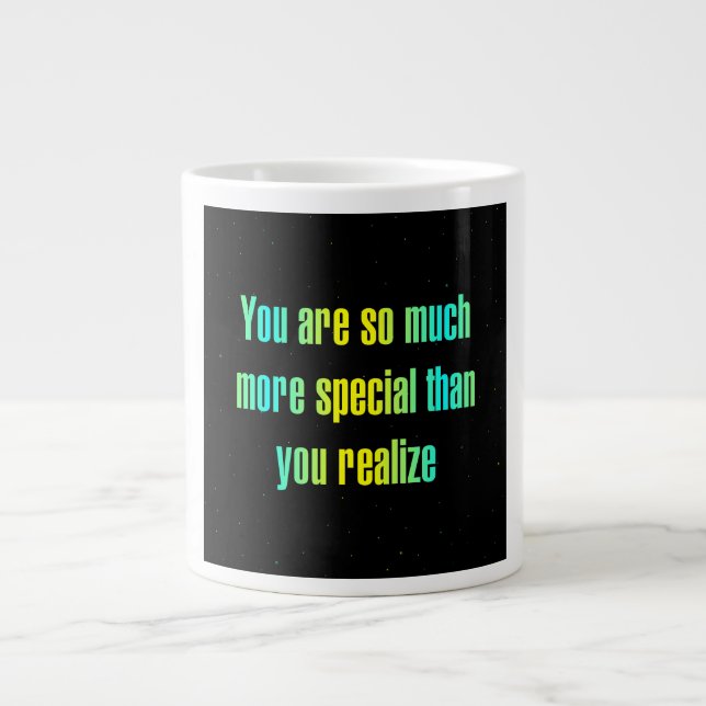 Encouragement Quote # 308 Giant Coffee Mug (Front)