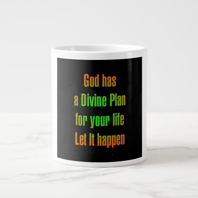 Encouragement Quote # 45 Giant Coffee Mug (Front)