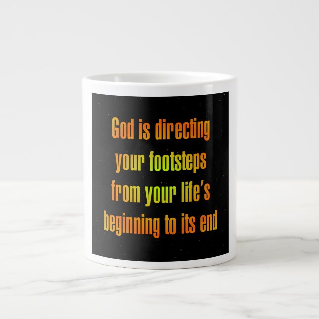 Encouragement Quote # 53 Giant Coffee Mug (Front)