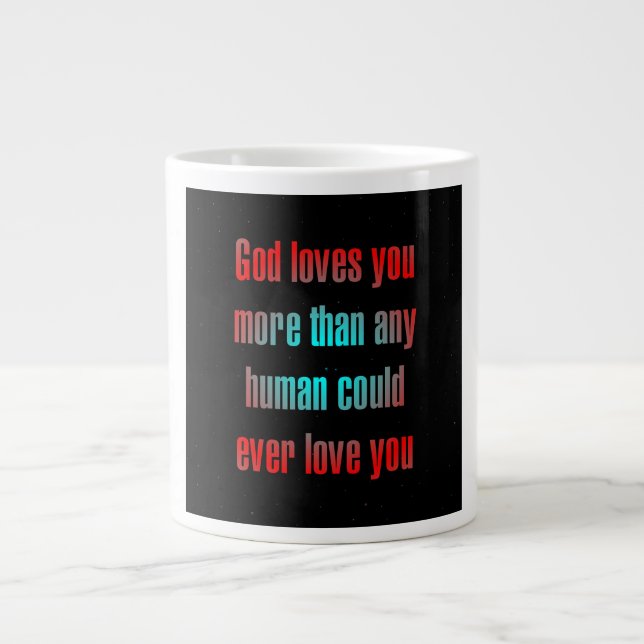 Encouragement Quote # 66 Giant Coffee Mug (Front)
