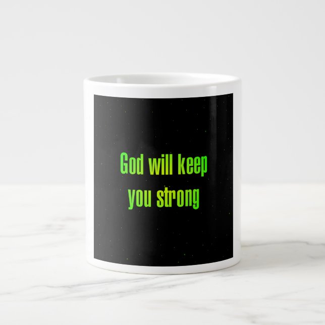 Encouragement Quote # 84 Giant Coffee Mug (Front)