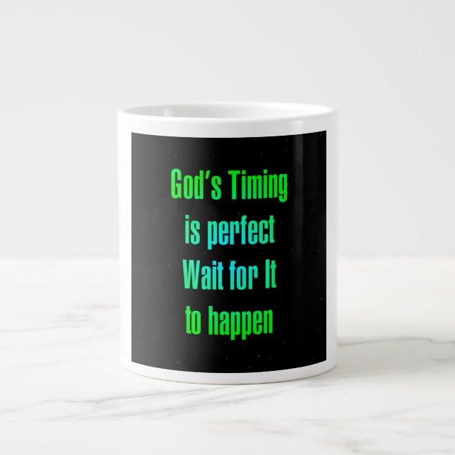 Encouragement Quote # 94 Giant Coffee Mug (Front)