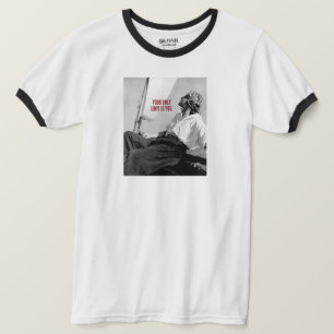 Encouragement Quote Female Sailor Vintage Photo T-Shirt