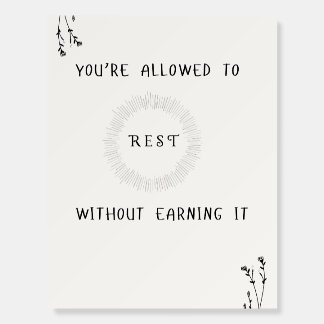  Encouragement Quote Foam Board 