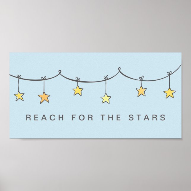 Encouragement Reach For The Stars Poster (Front)