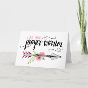 Encouragement, Religious, I am your Prayer Warrior Card