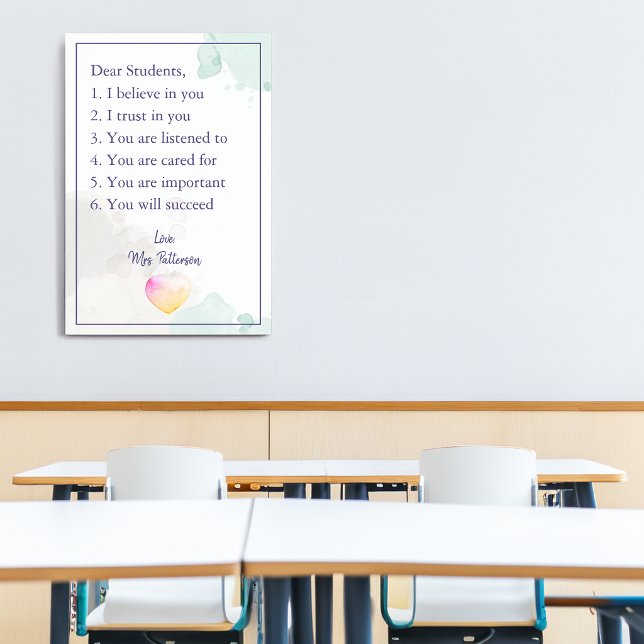 Encouragement Teachers Classroom Poster (Encouragement Teachers Classroom Poster)