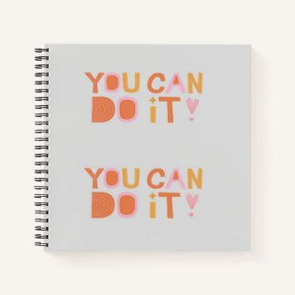 Encouragement text on gray