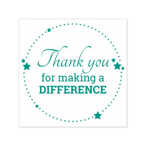 Encouragement Thank You For Making A Difference Self_inking Stamp