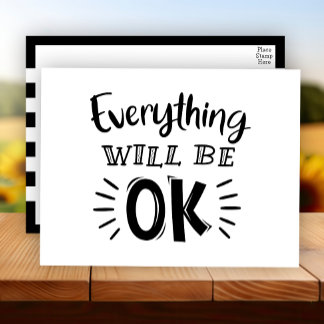 Encouragement, Thinking of You Friendship Postcard