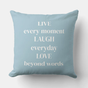 Encouragement Throw Pillow
