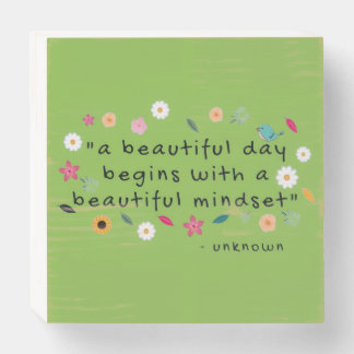 Encouragement Wall Art Wooden Box Sign
