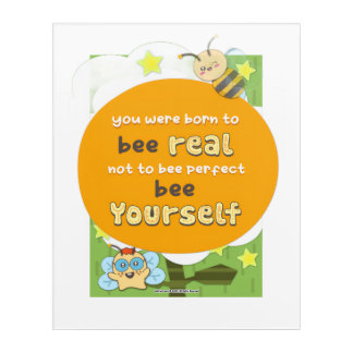 Encouragement Wallart – Be Yourself Acrylic Print