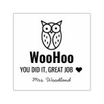 Encouragement WooHoo Owl Personalized Teachers Self-inking Stamp Encouragement WooHoo Owl Personalized Teachers Self-inking Stamp