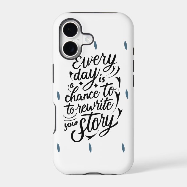 Encouraging Believe in Yourself Message Design Iphone Case (Back)