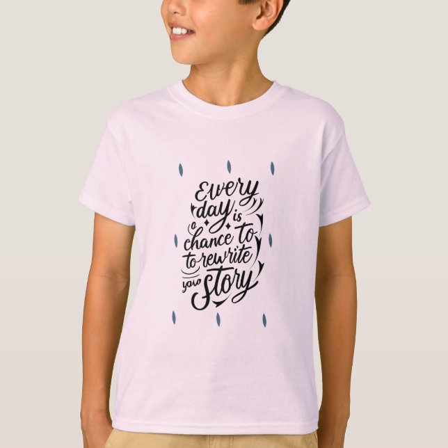 Encouraging Believe in Yourself Message Design  T-Shirt (Front)